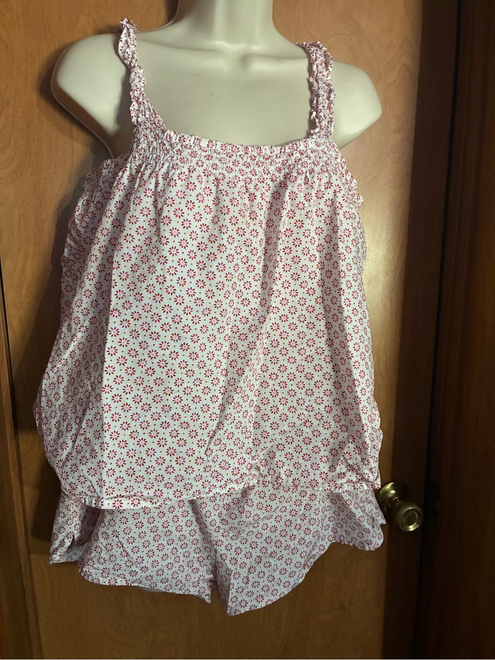 J. Crew Cotton Floral Tank & Short Pajama Set